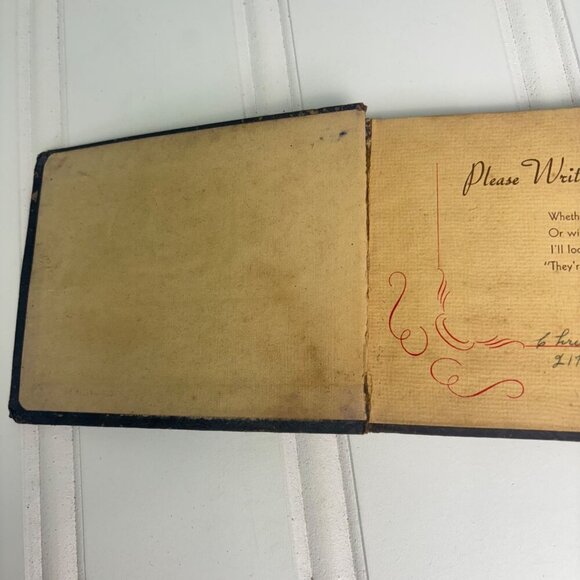 Vintage Signature Book Ephemera 1930s school autographs High School Graduation - Picture 3 of 8